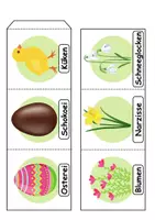 Vorschau - Arbeitsblätter - Leporello/Faltbuch Thema Ostern (Klasse 1 und 2) - Seite 2