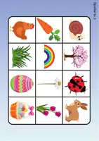 Vorschau - Arbeitsblätter - Wortschatz Bingo - Ostern (Klasse 1 und 2) - Seite 3