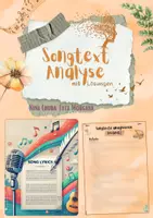 Vorschau - Arbeitsblätter - Lyrik | Songs: Nina Chuba - Kreative Songwriter | Songtextanalyse (6. & 7. Klasse, Deutsch) - Deckblatt