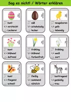 Vorschau - Arbeitsblätter - Sag es nicht Ostern - DaZ/DaF, Deutsch (Spiel) - Seite 2