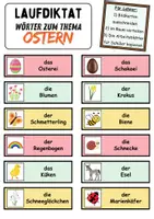 Vorschau - Unterrichtsreihen - Laufdiktat / Schleichdiktat Ostern - DaZ/DaF, Deutsch (Diktat) - Seite 2