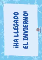 Vista previa - Refuerzo / NEE / Materiales de apoyo - Librito invierno castellano - página 1