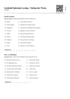 Vorschau - Stundenentwürfe - Lessing - Nathan der Weise (Lernsong + Übungen) - Seite 1