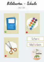 Vorschau - Fördermaterial/Inklusion - Bildkarten - Schulmaterial (DAZ/ DAF) - Deckblatt