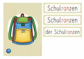 Vorschau - Fördermaterial/Inklusion - Bildkarten - Schulmaterial (DAZ/ DAF) - Seite 1