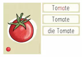 Vorschau - Fördermaterial/Inklusion - Bildkarten - Gemüse (DAZ/DAF) - Seite 1