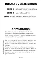 Vorschau - Mal- und Bastelvorlagen - Schnittmuster & Nähanleitung Orca - Filztier - Seite 2