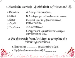 Vista previa - Hojas de trabajo - Valentine's Day Messy Leaflet: Craft Activity - página 1