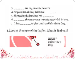 Vista previa - Hojas de trabajo - Valentine's Day Messy Leaflet: Craft Activity - página 2