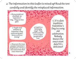 Vista previa - Hojas de trabajo - Valentine's Day Messy Leaflet: Craft Activity - página 3