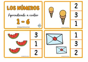 Vista previa - Juegos / Gamificación - Los números: aprendiendo a contar - página 1