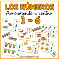 Vista previa - Juegos / Gamificación - Los números: aprendiendo a contar - Portada