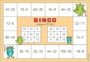 Vorschau - Spiele - Materialpaket: Rechenspiele Halbieren/ Verdoppeln - Seite 3