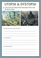 Vorschau - Arbeitsblätter - Visions of the future: Utopia & Dystopia Einführung - Seite 1