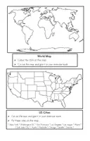 Vorschau - Arbeitsblätter - USA - Hefteinträge - Seite 1