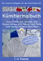Vorschau - Stundenentwürfe - Materialpaket: Picasso, Miro, Haring, Rizzi für die Grundschule - Deckblatt