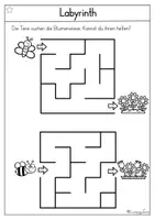 Vorschau - Arbeitsblätter - Aufgabenheft Frühling für den Kindergarten (Vorschule) - Seite 3