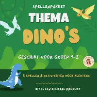 Voorbeeld - Spelactiviteiten dinosaurussen kleuters - Voorblad