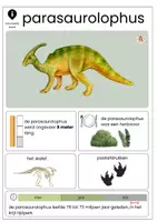Voorbeeld - Informatieve Dino-kaarten voor Groep 1, 2 en 3 - Pagina 2