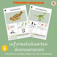Voorbeeld - Informatieve Dino-kaarten voor Groep 1, 2 en 3 - Voorblad