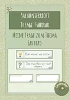 Vorschau - Bildkarten - Meine Frage zum Thema Fahrrad - Deckblatt