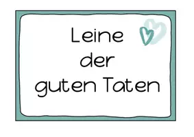 Vorschau - Anderer Materialtyp - Leine der guten Taten - Deckblatt