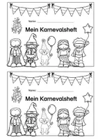 Vorschau - Arbeitsblätter - Faschingsheft Deutsch Klasse 1/2 - Seite 2
