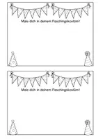 Vorschau - Arbeitsblätter - Faschingsheft Deutsch Klasse 1/2 - Seite 3