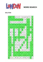 Vorschau - Arbeitsblätter - London - Word Search - Seite 1