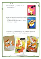 Vorschau - Mal- und Bastelvorlagen - DIY Bastelvorlage: Schlaufuchs - Eckendekoration - Seite 2