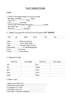anteprima - Esercizi - Esame del Past Simple in inglese. - Pagina 1