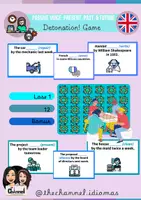 Aperçu - Jeux - PASSIVE VOICE: PRESENT, PAST & FUTURE - Detonation! Game - Page de couverture