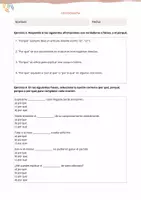 anteprima - Esercizi - Ortografía española: uso correcto de Por qué, Porqué, Porque y Por que - Pagina 3