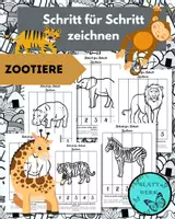 Vorschau - Arbeitsblätter - Kunst: Schritt für Schritt_Zeichnen_Zootiere - Deckblatt