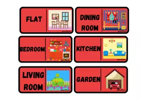 anteprima - Materiale di supporto/inclusione - dominos parts of the house - Pagina 1