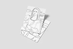 Vorschau - Arbeitsblätter - Ausmalblätter, berühmte Kunswerke, Kunstunterricht - Deckblatt