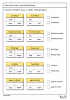 Vorschau - Arbeitsblätter - Proportionale Zuordnungen – Vermischte Übungen - Seite 3