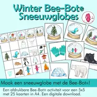 Voorbeeld - Bee-Bot ® mat WINTER activiteit: Maak een sneeuwglobe. - Voorblad