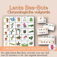 Voorbeeld - Bee-Bot® mat LENTE activiteit: Chronologische volgorde. - Voorblad