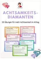 Vorschau - Spiele - Achtsamkeitsdiamanten - 20 kurze Achtsamkeitsübungen - Deckblatt