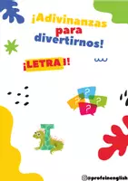 anteprima - Flashcard - Indovinelli Lettere G, H e I! - Pagina di copertina