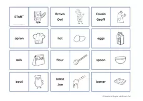 anteprima - Materiale per pittura e bricolage - Brown Owl and the Pancake Mix - DOMINOES - Pagina 3
