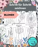Vorschau - Arbeitsblätter - Kunst: Schritt für Schritt zeichnen_Pflanzen und Blumen - Deckblatt