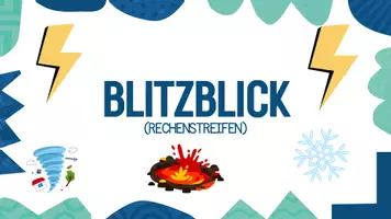 Vorschau - Spiele - Blitzblick (Rechenstreifen) - Deckblatt
