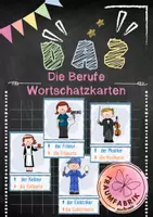 Vorschau - Bildkarten - DAZ - die Berufe: Wort- und Bildkarten - Deckblatt