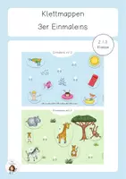 Vorschau - Spiele - Klettmappe 3er Einmaleins Freiarbeit - Deckblatt