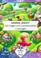 Vorschau - Arbeitsblätter - Leseverstehen Klasse 5/6: Ostern (Leseverständnis) - Deckblatt