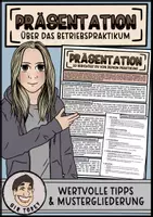 Vorschau - Arbeitsblätter - Praktikumspräsentation - Deckblatt