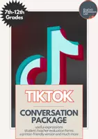 Vorschau - Anderer Materialtyp - TikTok- Middle/High School Conversation Packages - Deckblatt