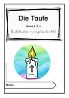 Vorschau - Unterrichtsreihen - Die Taufe - katholischer und evangelischer Religionsunterricht - 6-stündige Unterrichtsreihe - Seite 2